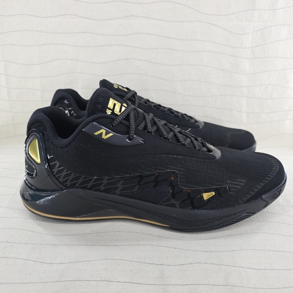 New Balance Mens KAWHI 4 Transcend Greatness Black/Gold Shoes BBKLSWG4 Sz 15 EUC